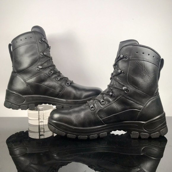 Haix AirPower P7 9” Tactical GoreTex Black Leather Boots + Brand New Insoles - Picture 7 of 15